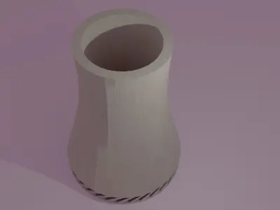 Nuclear Reactor Cooling Tower Free 3D model