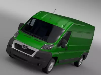 Peugeot Boxer Van L3H2 2006-2014 3D model