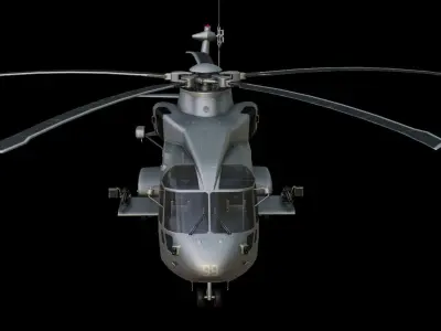 AgustaWestland AW101 Low-poly 3D model