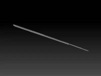 Deadly razor blade 3D model
