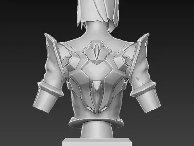 Viper from Valorant Bust 3D Print Ready 3D print model