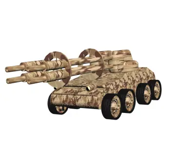 3D Tank military vehicle 3D model