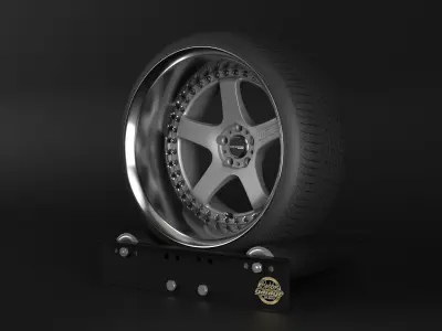 WORK GT5 3pc Low-poly 3D model