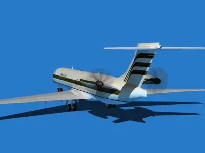 Boeing 7X7-1 Jet Fan V106 3D model