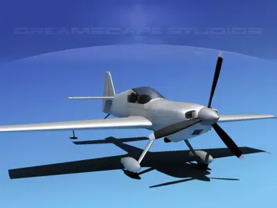 MX-2 Aerobatic Sport Bare Metal 3D model