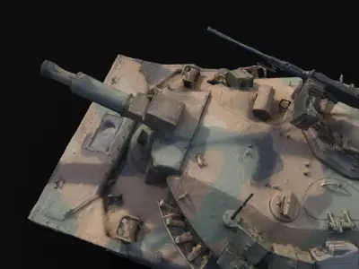 M551  Sheridan Light Tank 3D Raw Scan 3D model