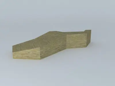 Irregular shaped counter Free 3D model