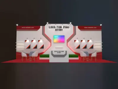 exhibition stand free download Free 3D model