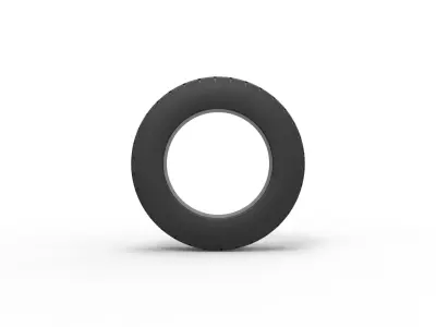 Truck tire 2 Scale 1 to 25 3D print model