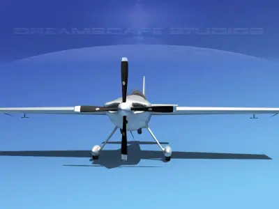 Extra Flugzeugbau EA300S Bare Metal 3D model