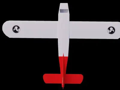 1 Paper Space Plane 3D model