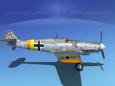 Messerschmitt BF-109 V01 3D model
