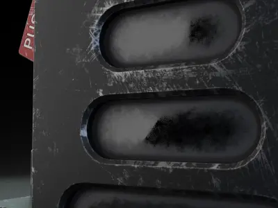 Hardsurface detonator Free low-poly 3D model