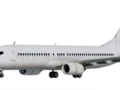Boeing 737-800 Template Dirty 3D model