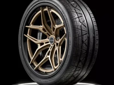 Nitto Invo 245 35 ZR21 96W 3D model