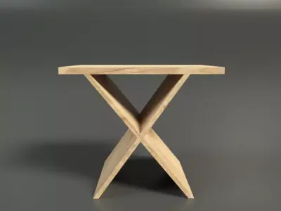 Coffee Table Free 3D model 16