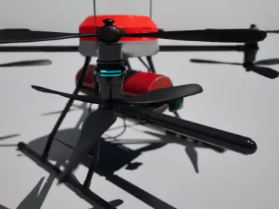Fire Fighting Drone 3D model