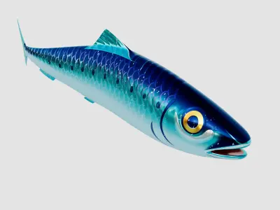 Sardine Pilchard Model 3D model