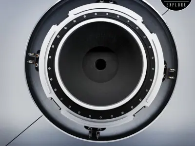 Spacecraft ship rocket 3D model