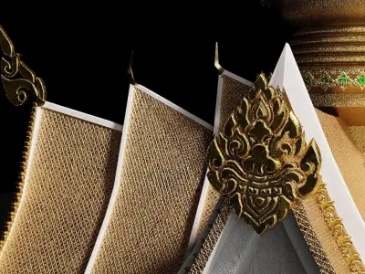 Thai Temple 3D model