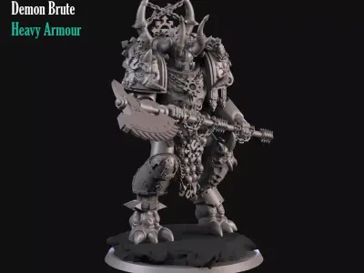 Demon Brute 3D print model