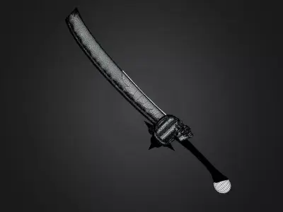 Aspect of Nemesis Low-poly 3D model