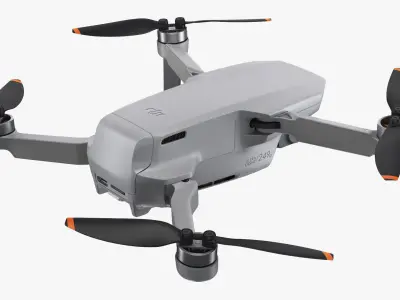 DJI Mini 2 Quadcopter 3D model