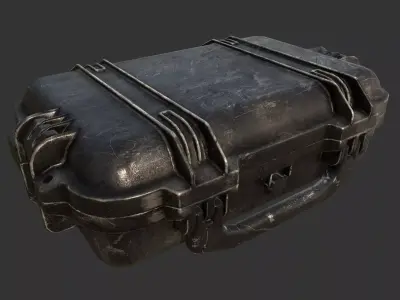 Military First Aid Kit Soldier Low-poly 3D model