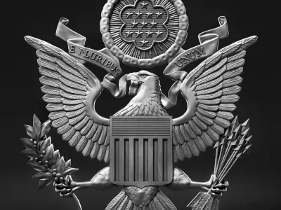 Great Seal of the United States 3D print model