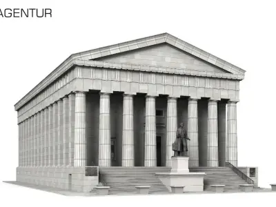 Federal Hall New York - 3D Building Models 3D model