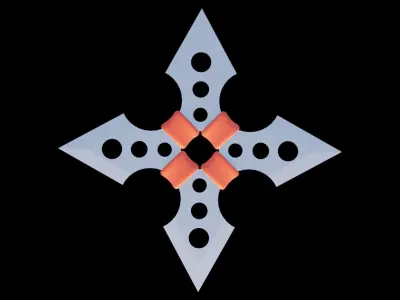 Shuriken 3D model 3D model