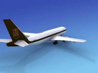 Airbus A300 UPS 2 3D model