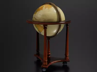 Antique Globe 1 3D print model