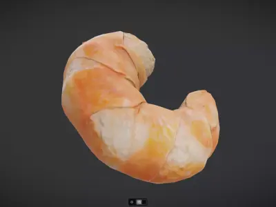 Shrimp Low-poly 3D model