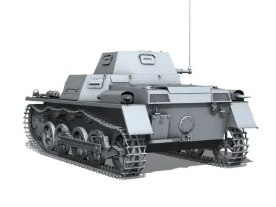 PzKpfw 1 - Panzer 1 - Collection 3D model