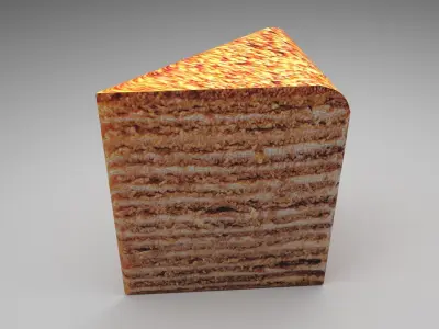 Medovik Cake 3D model