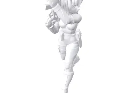 Regina - Dino Crisis - 32mm Miniature 3D print model