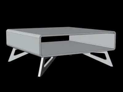 Coffe Table Free low-poly 3D model purchase