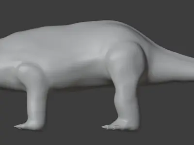 Triceratops game-ready Low-poly 3D model