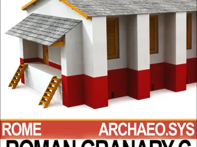 Roman Granary C 3D model