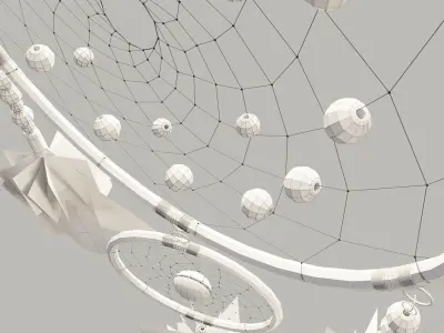 dreamcatcher corona dream catcher 3D model