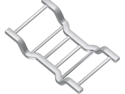 Games Vehicle Chassis Toy Low-poly 3D model