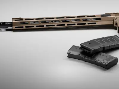 Springfield Armory Saint AR-15 Low-poly 3D model