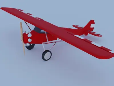 toy airplane  3D model