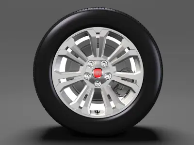 Fiat Talento Van wheel 2016 3D model