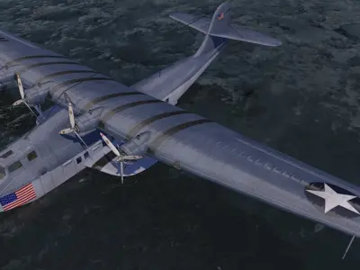 Martin M-130 China Clipper 3D model