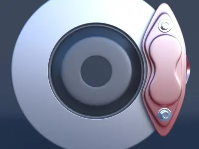 Mercedes Benz Brakes 3D model