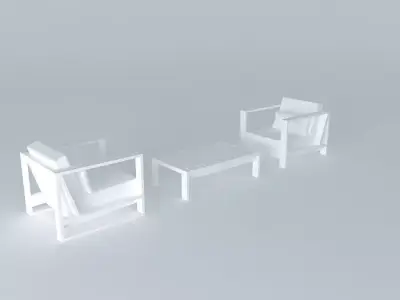 balcony furniture Free 3D model