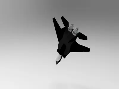 Aircraft design F15 3D model