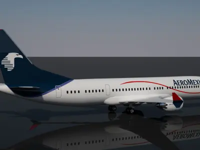 Aeromexico Boeing 737 MAX - 9 3D model